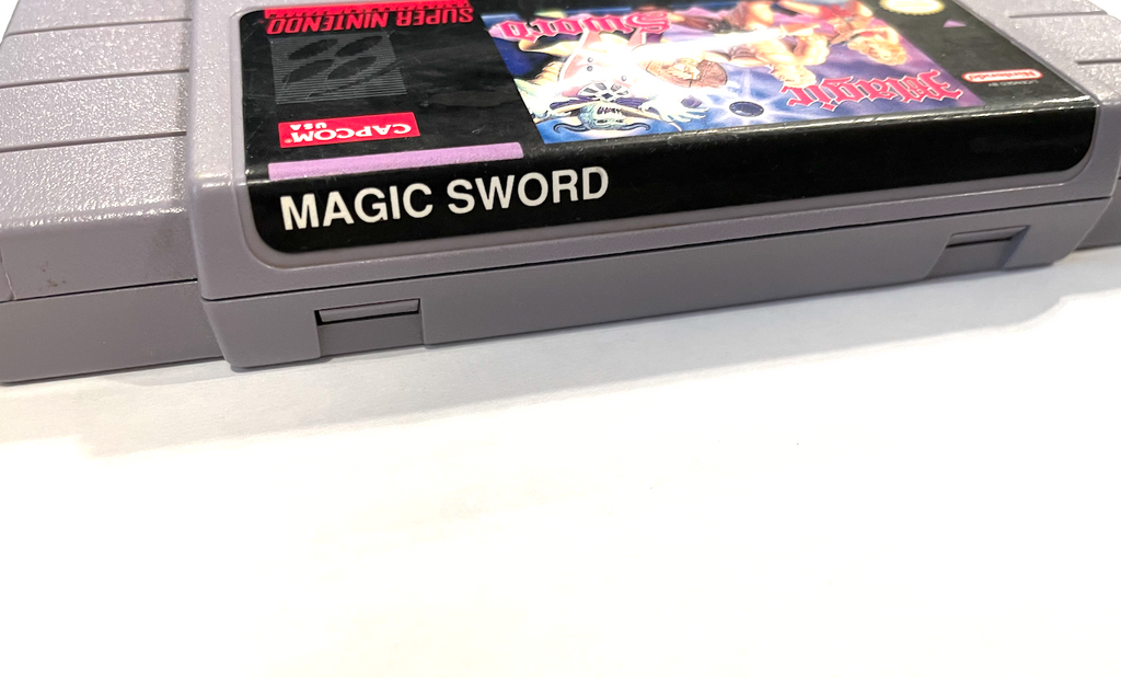RARE! Magic Sword SUPER NINTENDO SNES GAME Tested + + WORKING & AUTHENTIC! ++
