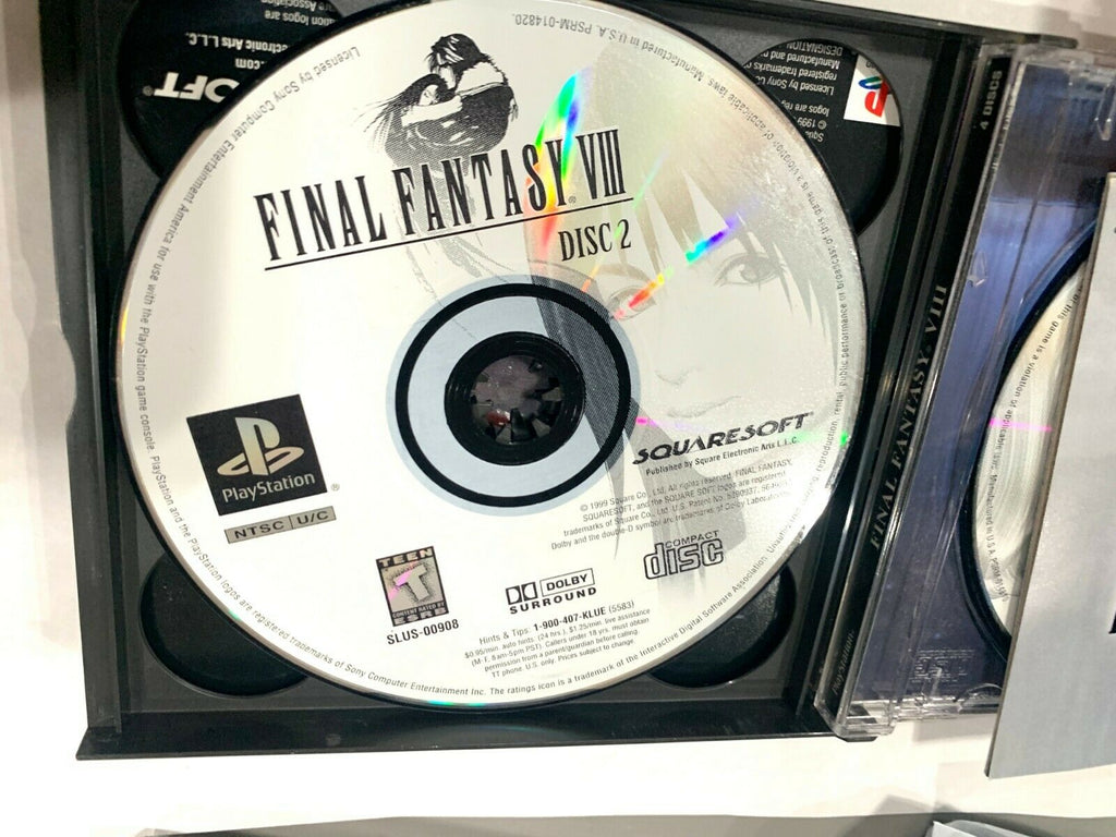 Final Fantasy VIII 8 Sony Playstation 1 PS1 Game
