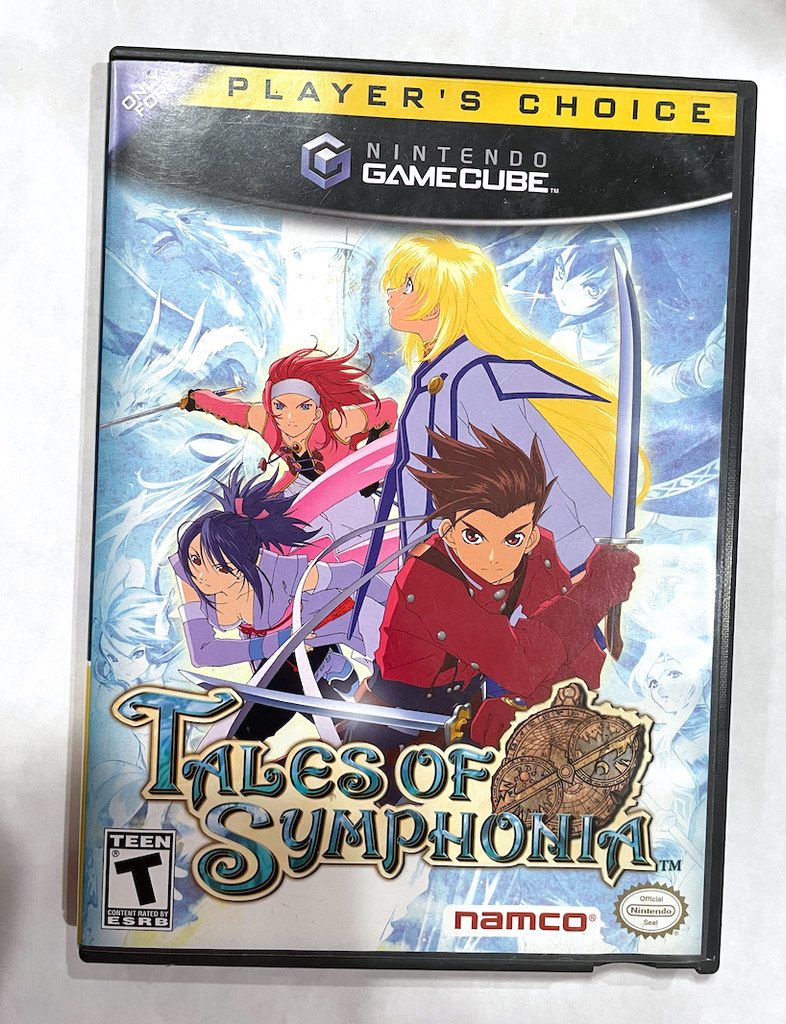 Tales of Symphonia NINTENDO GAMECUBE GAME Both Discs + Case TESTED ++ WORKING!