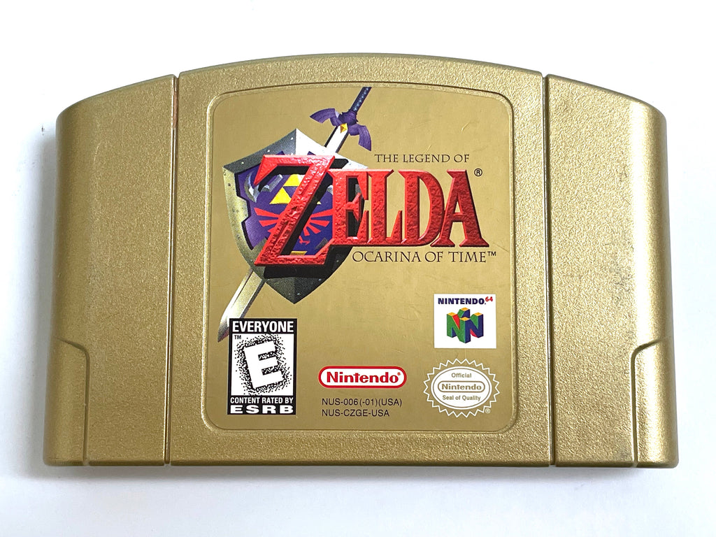 The Legend of Zelda Ocarina of Time Nintendo 64 (Gold Collectors Cartr –  The Game Island