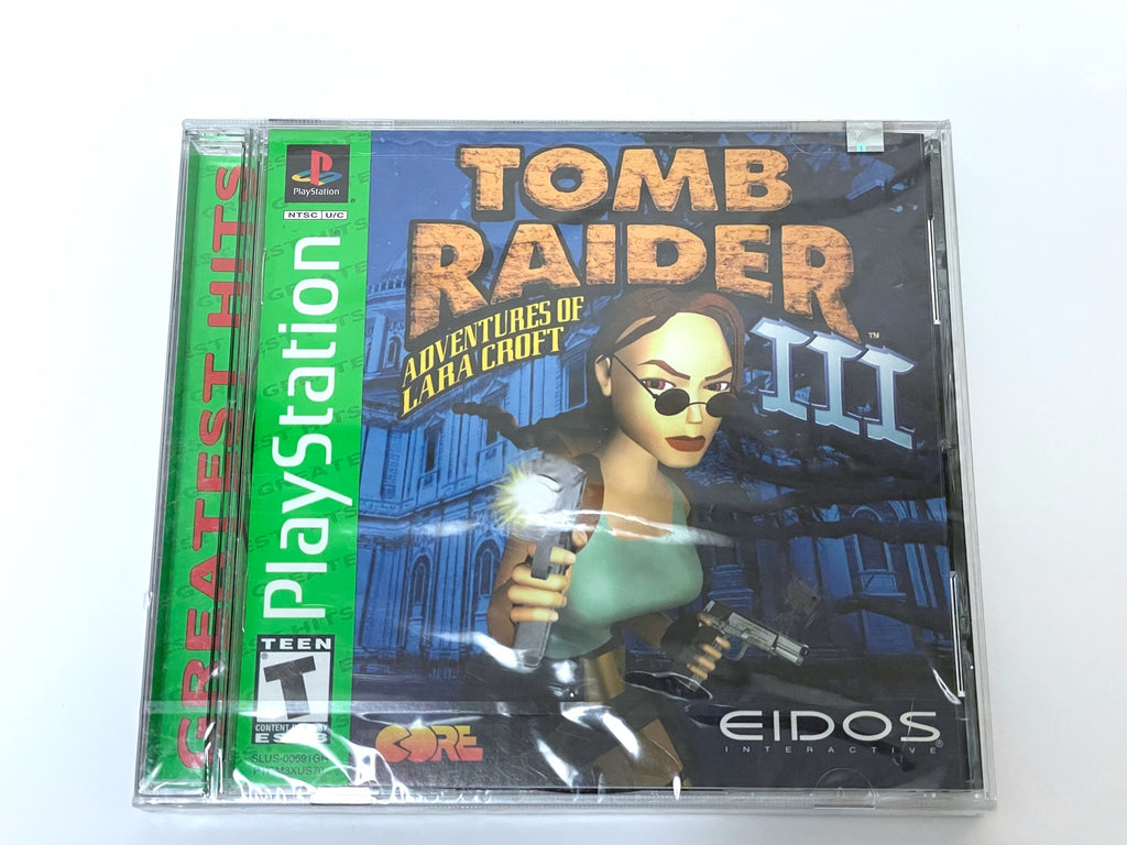 Tomb Raider 3 Sony Playstation 1 PS1 Game Factory Sealed The Game Island