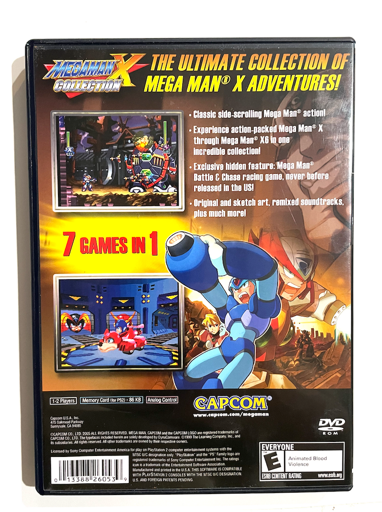 Mega Man X Collection Sony Playstation 2 PS2 Game
