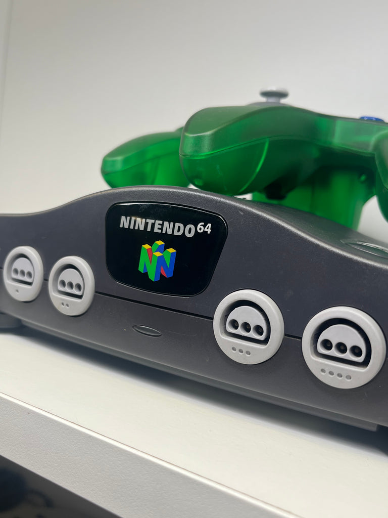N64 CONSOLE WITH 3RD PARTY CONTROLLER