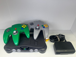 N64 CONSOLE WITH 2 ORIGINAL CONTROLLER