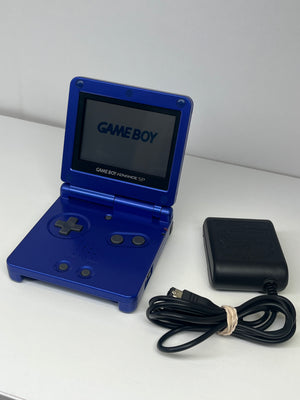GAMEBOY ADVANCE SP COBALT BLUE AGS-001 MODEL WITH CHARGER