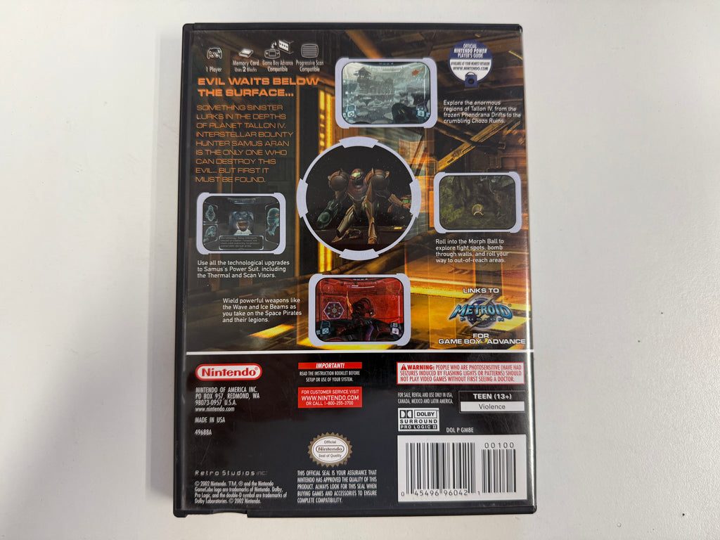 Metroid Prime Gamecube CIB