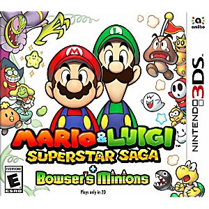 Mario and Luigi Superstar Saga Bowsers Minions Nintendo 3DS Game
