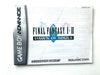 FINAL FANTASY I & II DAWN OF SOULS Gameboy Advance GBA Instruction Manual Book