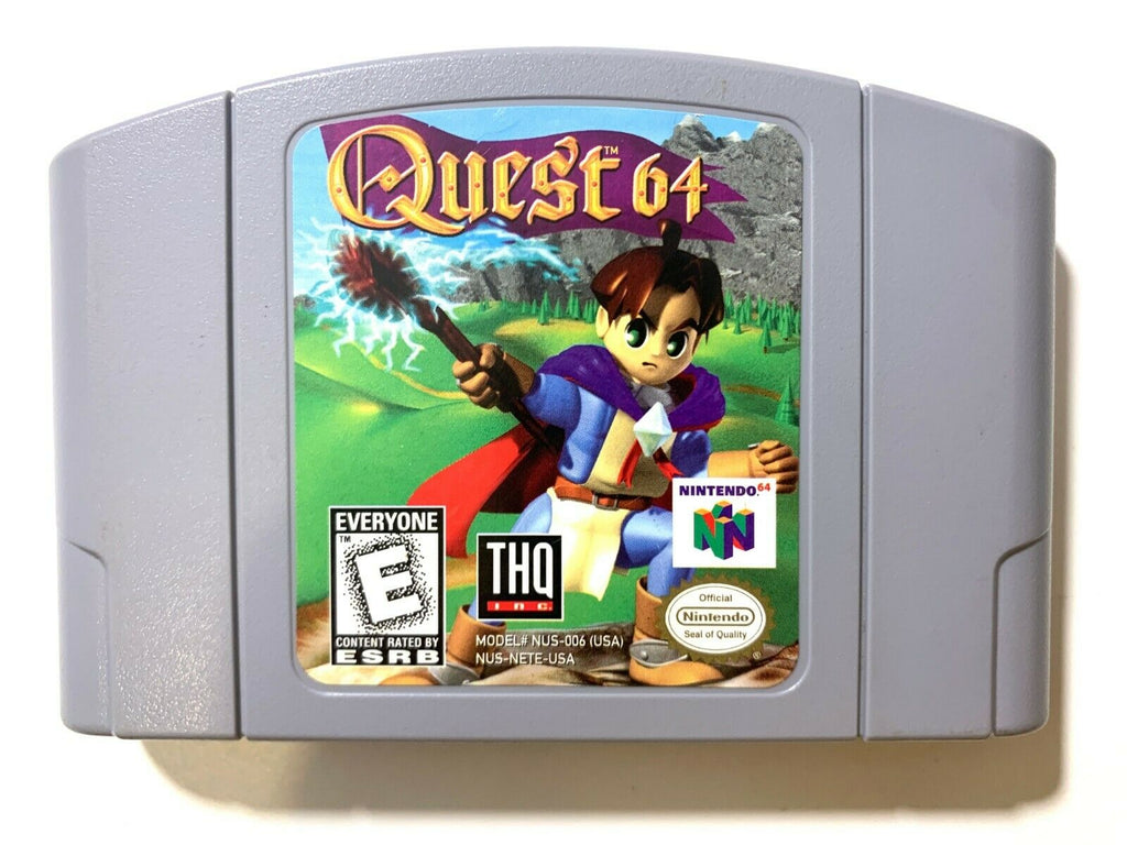 Quest 64 - Nintendo N64 Game - Tested + Working & Authentic!