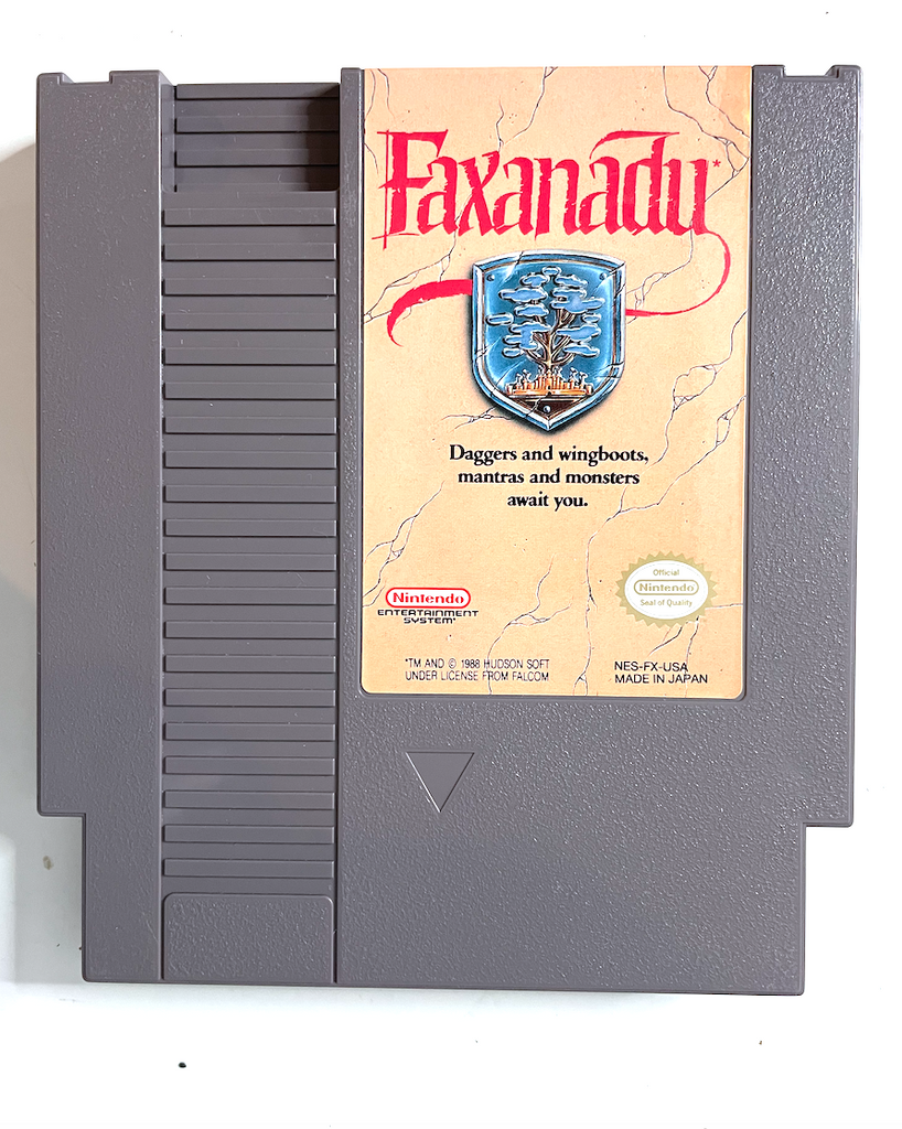 Faxanadu ORIGINAL NINTENDO NES GAME Tested ++ WORKING ++ AUTHENTIC!