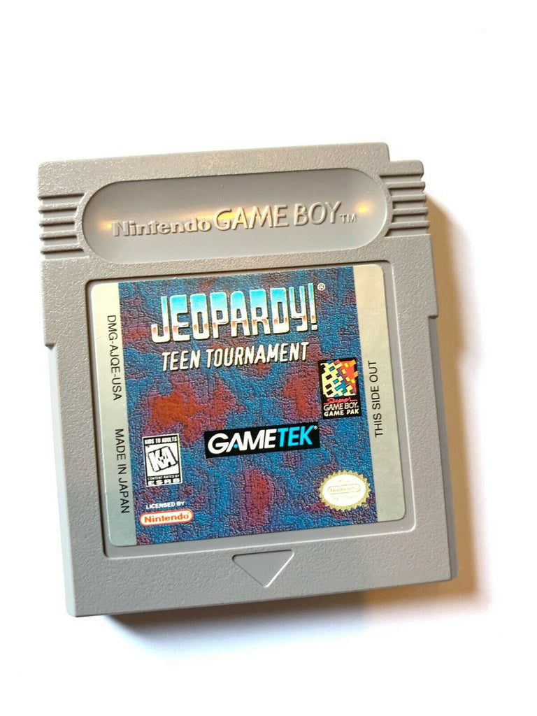 Jeopardy Teen Tournament ORIGINAL NINTEDNO Gameboy Game Tested Working Authentic