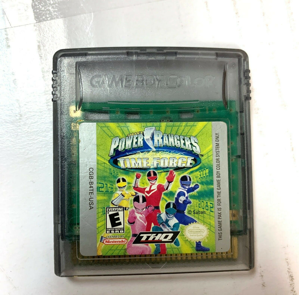 Power Rangers Time Force Nintendo Game Boy Color Tested WORKING Authentic!