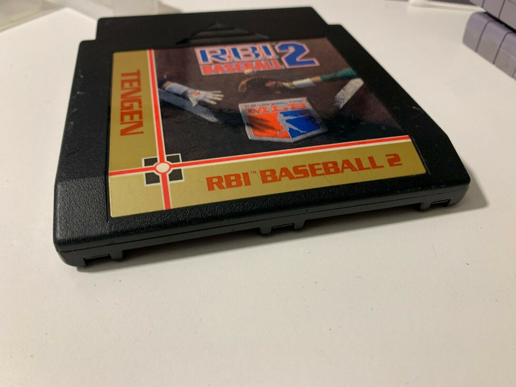RBI Baseball 2 ORIGINAL Nintendo NES Game Tested + Working & Authentic!