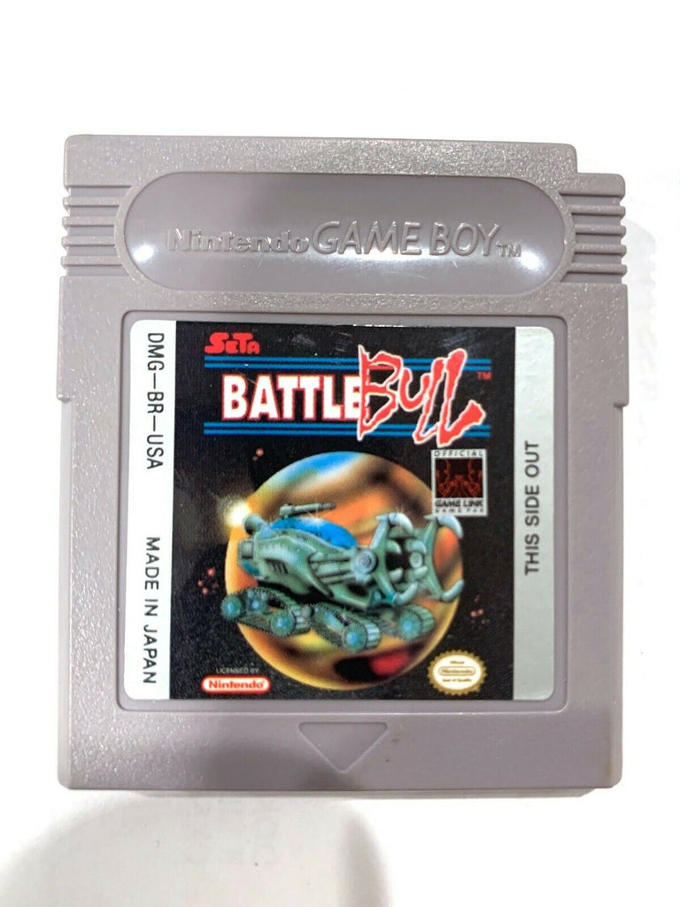 RARE! Battle Bull ORIGINAL NINTENDO GAMEBOY Tested + Working & Authentic!