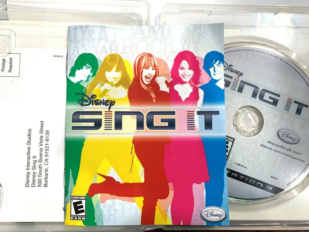 DISNEY: SING IT (Sony PlayStation 3 PS3) Complete - requires microphone
