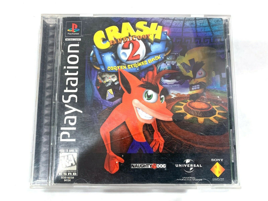 Crash Bandicoot 2 Cortex Strikes Back Sony PlayStation 1 PS1