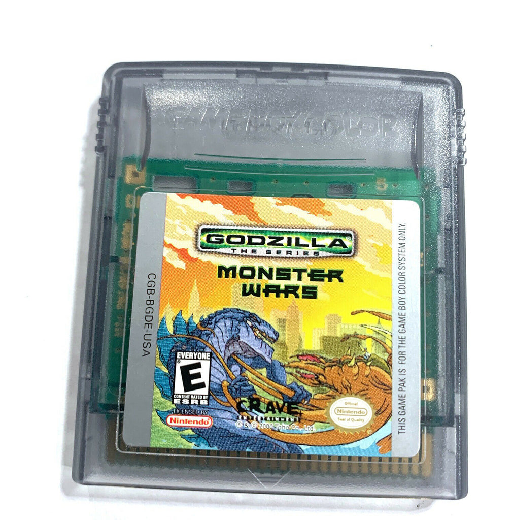 Godzilla: The Series -- Monster Wars Nintendo Game Boy Color Cart Only GBC