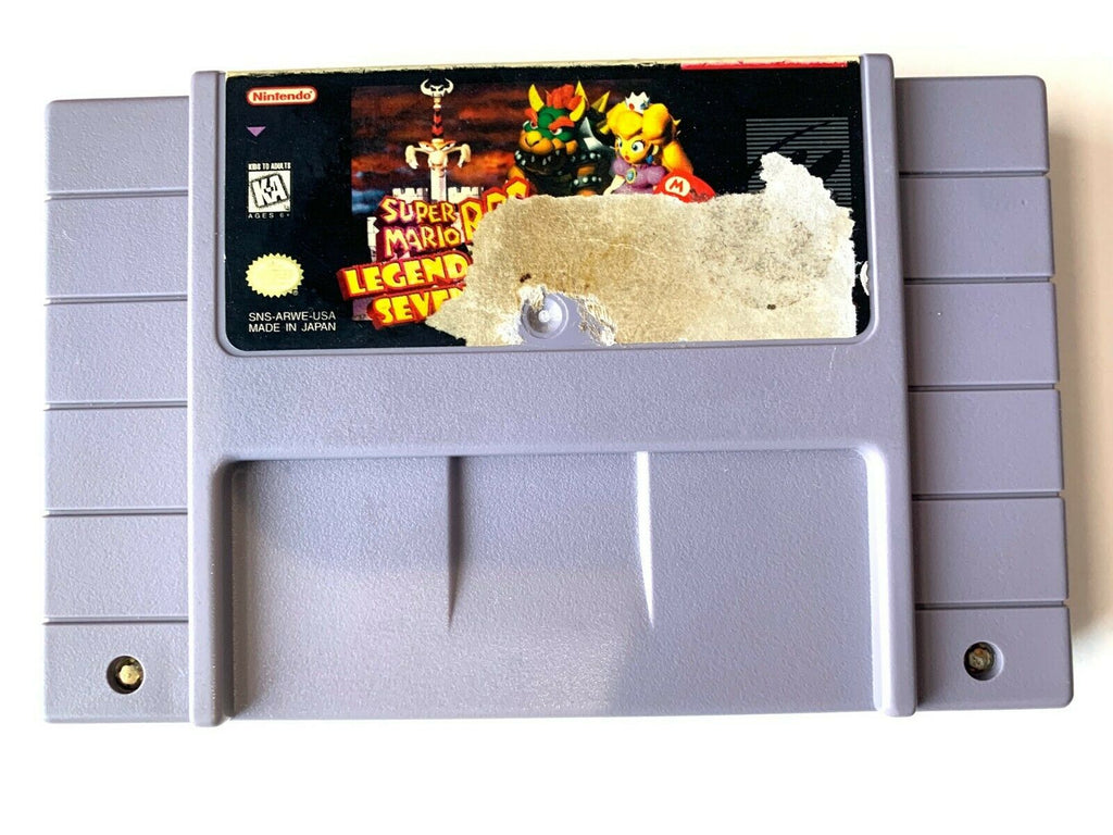 Super Mario Rpg Legend Of The Seven Stars - SNES Rare - Tested & Authentic
