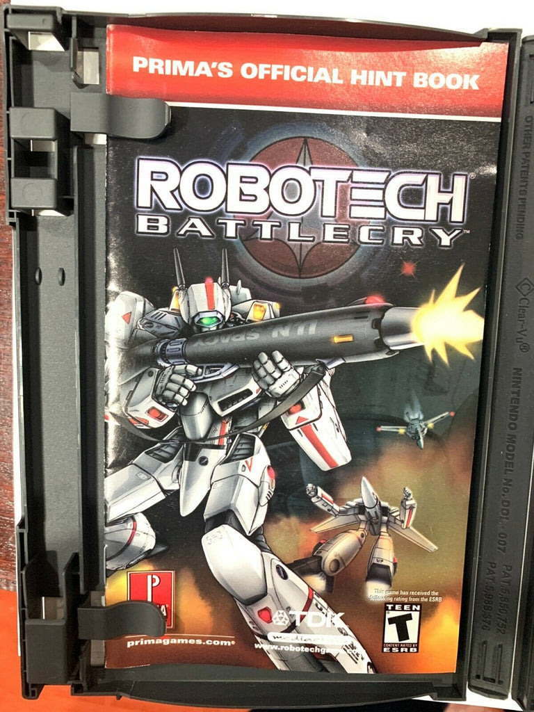 Robo tech ROBOTECH Battlecry NINTENDO GAMECUBE GAME COMPLETE CIB Tested WORKING