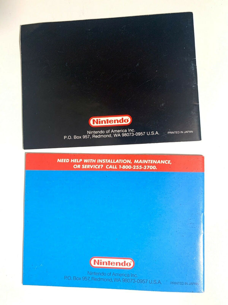 Super Mario Land 1 & 2 6 Golden Coins Instruction Manual Booklet Lot NO GAMES