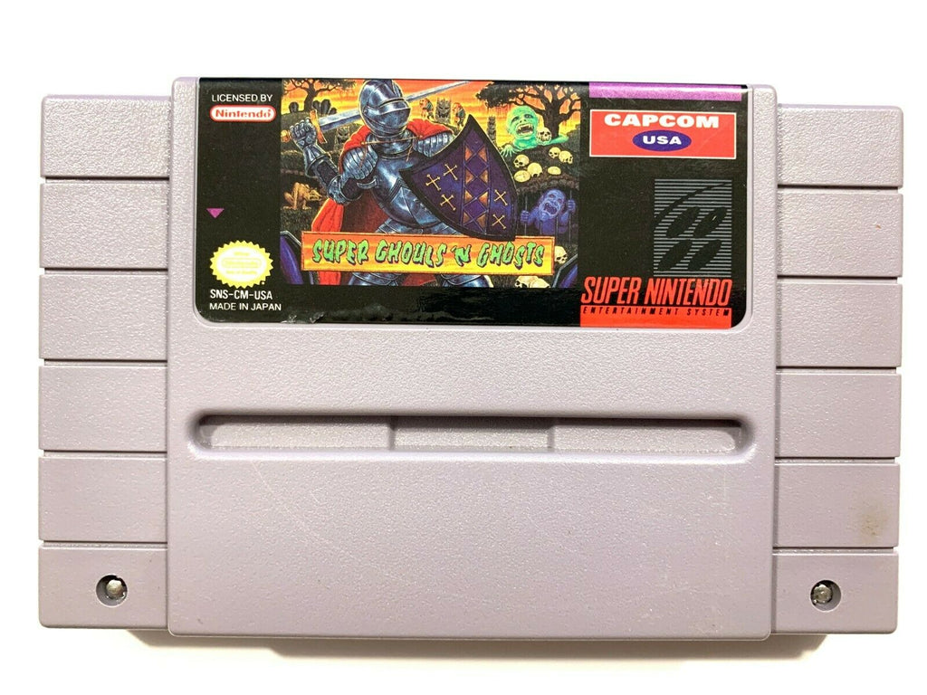 Super Ghouls N Ghosts - SNES Super Nintendo Game - Tested, Working & Authentic!