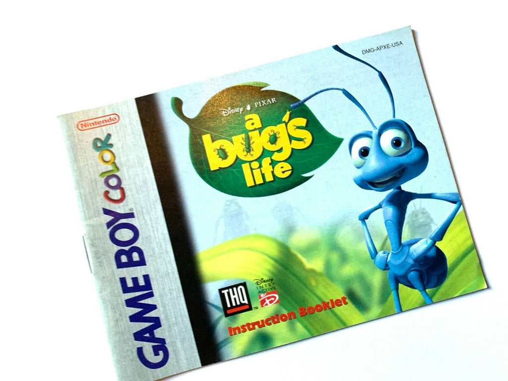 A Bug's Life GameBoy Color Nintendo Instruction Manual Only - Good