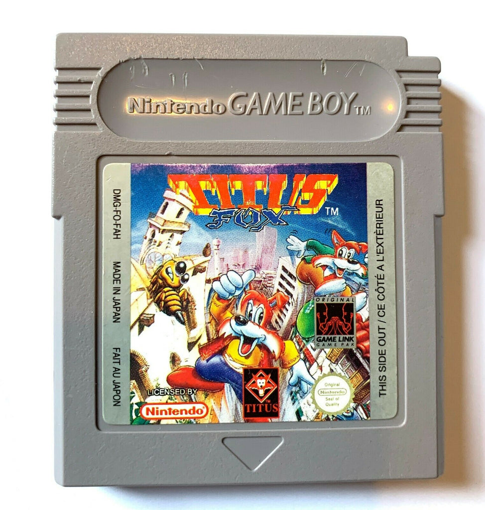 Titus the Fox ORIGINAL Nintendo Game Boy Game TESTED WORKING AUTHENTIC!
