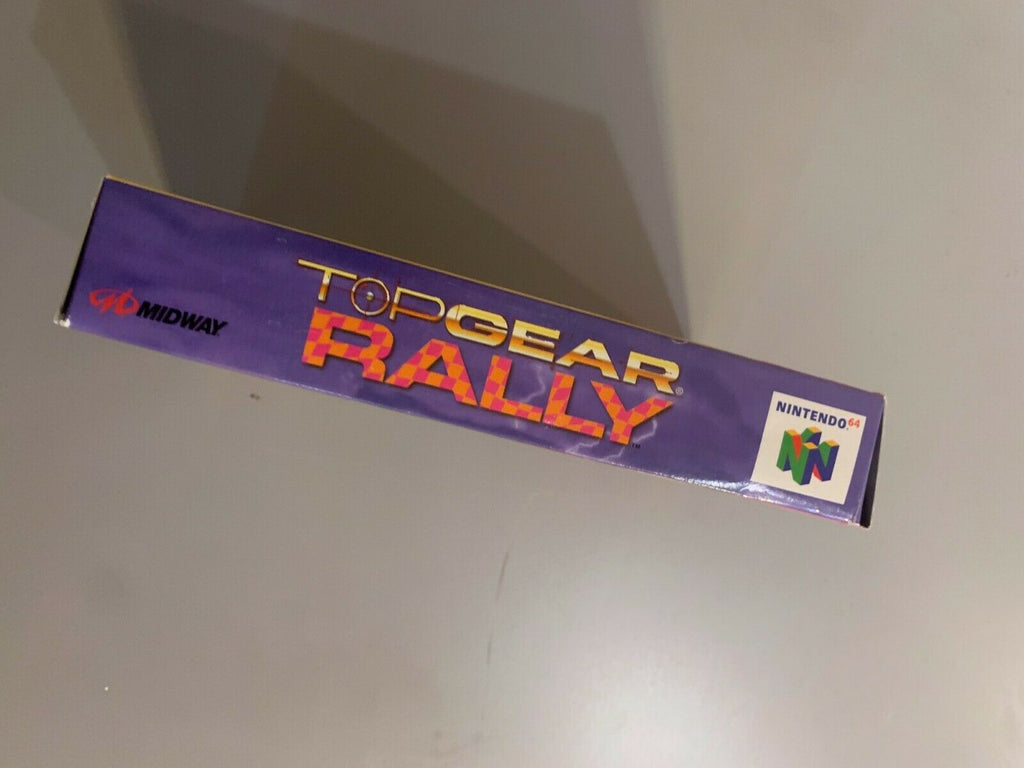 Top Gear Rally N64 Complete in Box CIB Tested Working! Nintendo 64 Game