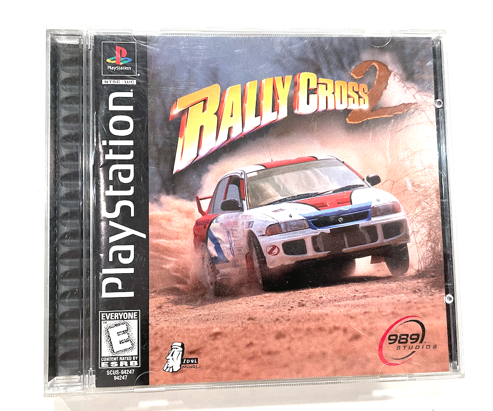 Rally Cross 2 (Sony Playstation 1, PS1) - Complete CIB Tested + Working!