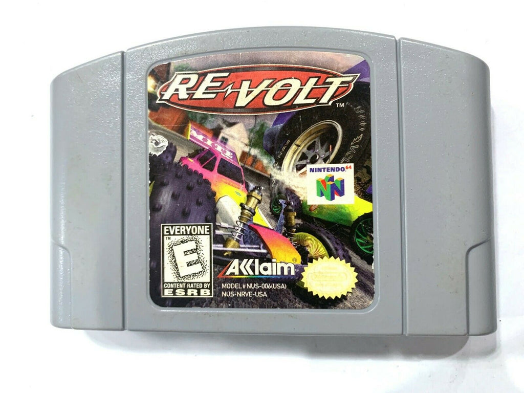 Re-Volt NINTENDO 64 N64 Game Cartridge Tested + Working & Authentic!