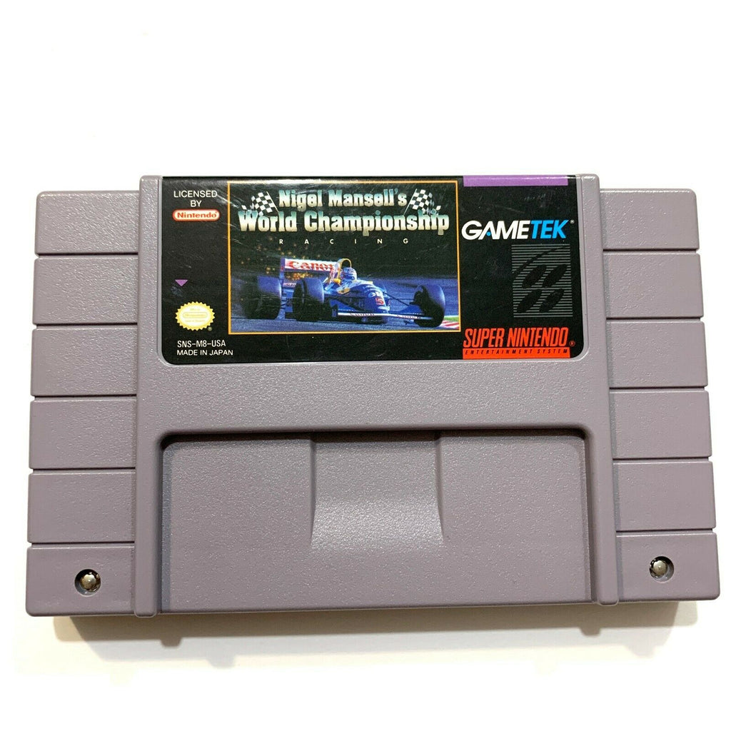 SNES Nigel Mansell’s World Championship Racing (1992) - TESTED & WORKING!