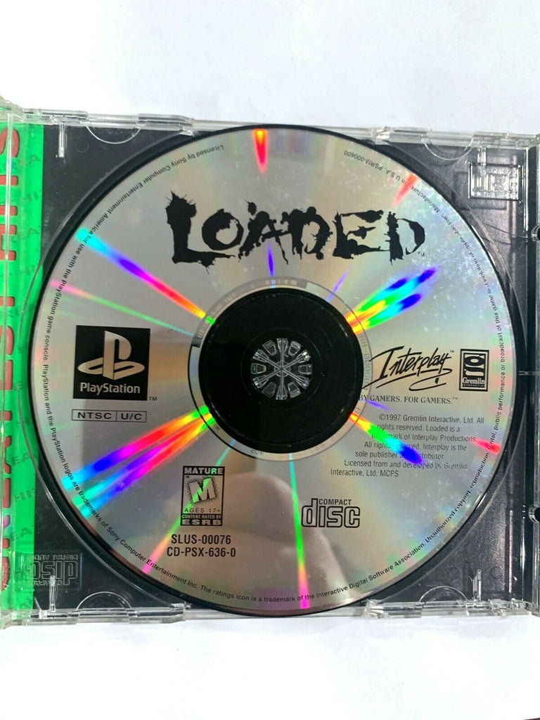Playstation 1 PS1 Loaded (Sony PlayStation 1, 1996) Complete CIB Tested + Works!
