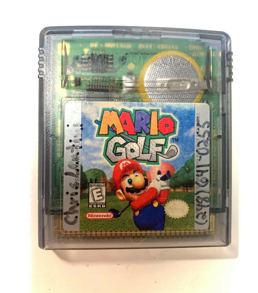 Mario Golf NINTENDO GAMEBOY COLOR Tested + Working w/ New Save Battery!
