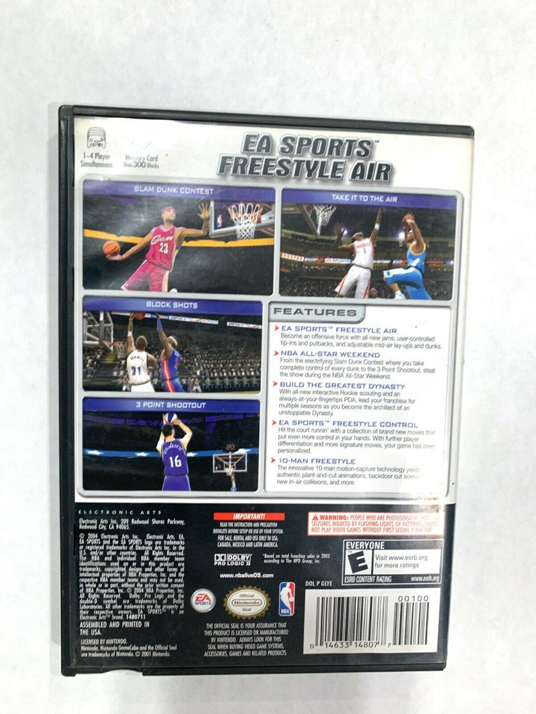 NBA LIVE 2005 Nintendo Gamecube Game