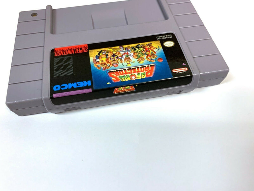 Stone Protectors SUPER NINTENDO SNES Game Tested + Working & Authentic!