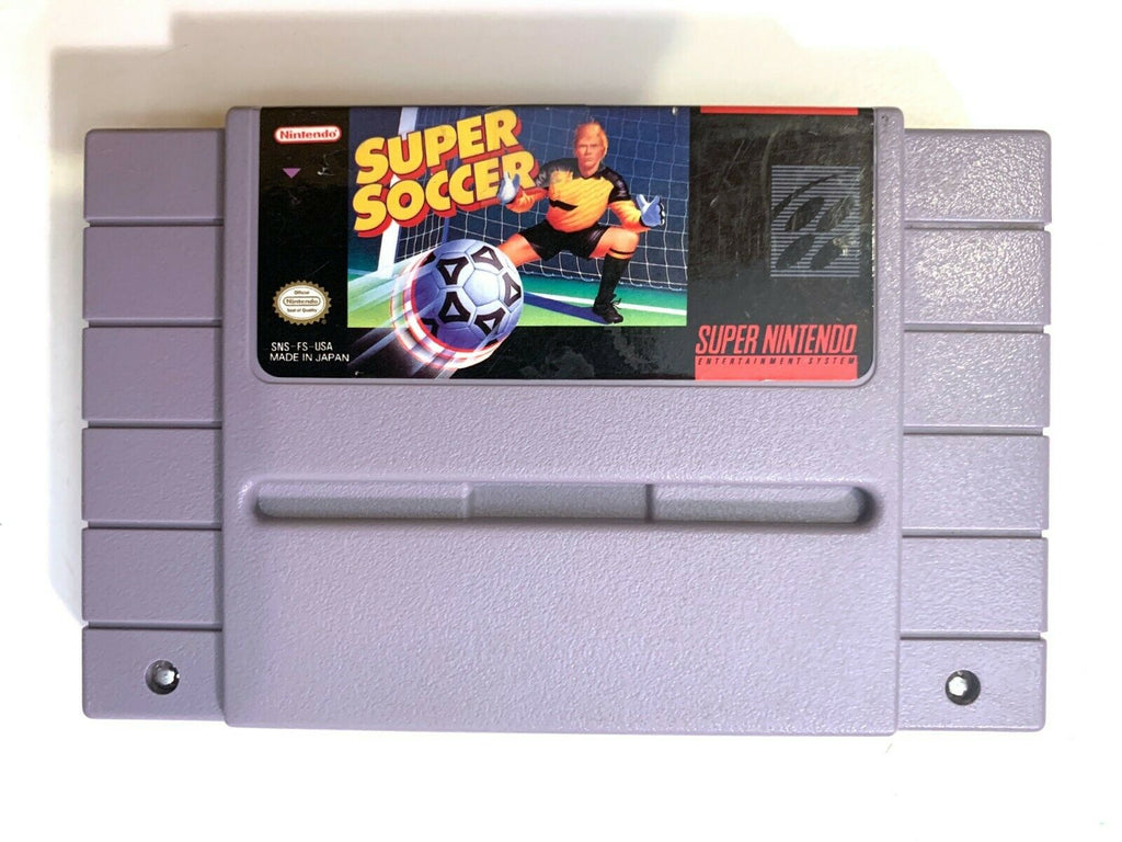 Super Soccer SUPER NINTENDO SNES GAME Tested WORKING & Authentic