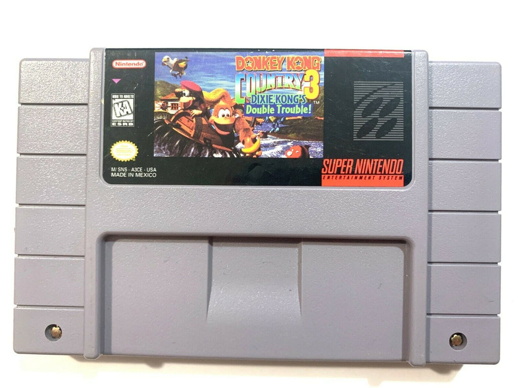 Donkey Kong Country 3 Dixie Kong's Double Trouble Super Nintendo SNES Game