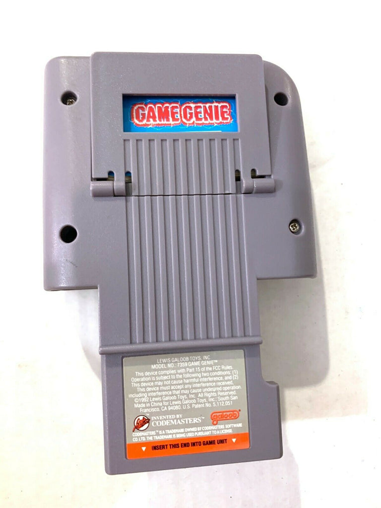 Nintendo Gameboy Galoob Game Genie w/ Book Tested Working in Very Good Condition