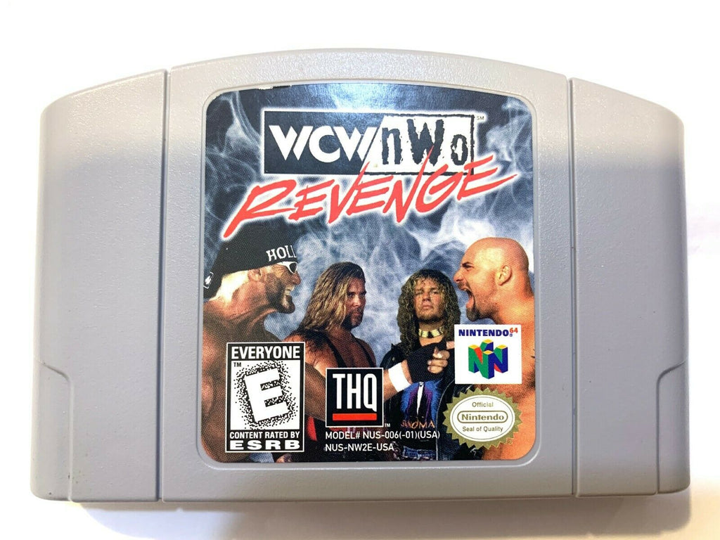 WCW/NWO Revenge N64 Nintendo 64 Original Game Tested + Working & Authentic