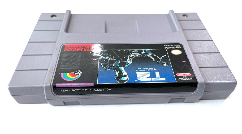 T2 Terminator 2 Judgement Day SUPER NINTENDO SNES GAME Tested Working AUTHENTIC!