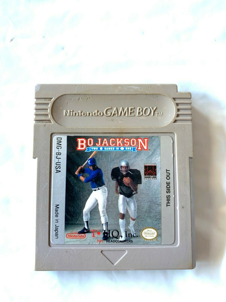 Bo Jackson Baseball and Football ORIGINAL GAMEBOY GAME Tested Working Authentic!