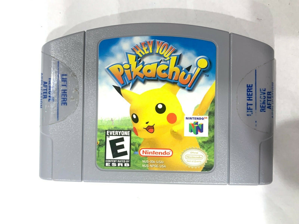 ***Hey You Pikachu ORIGINAL NINTENDO 64 N64 Game Tested + Working & AUTHENTIC!