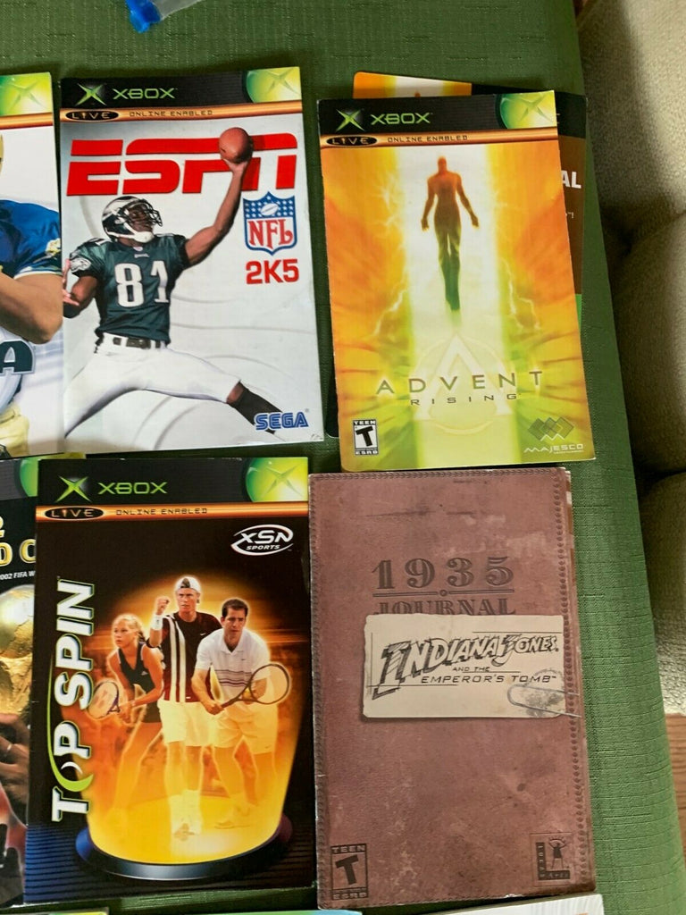 Mixed Lot XBOX and XBOX 360 Game Instruction Manuals Booklet Books