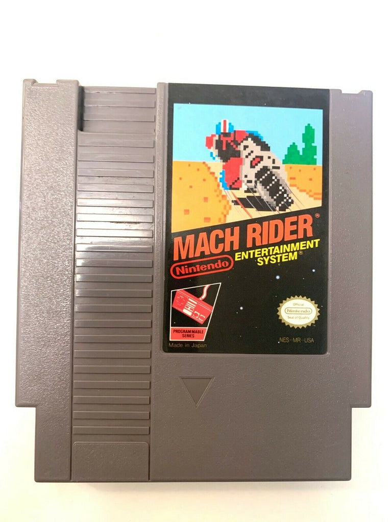 Mach Rider ORIGINAL NINTENDO NES GAME CARTRIDGE Tested WORKING Authentic!