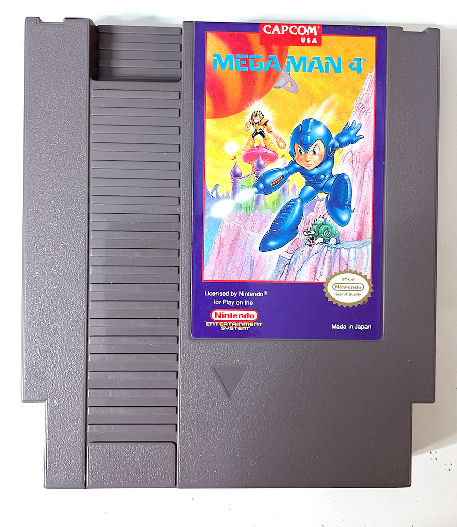 Mega Man 4 ORIGINAL NINTENDO NES GAME Tested ++ WORKING ++ AUTHENTIC!!