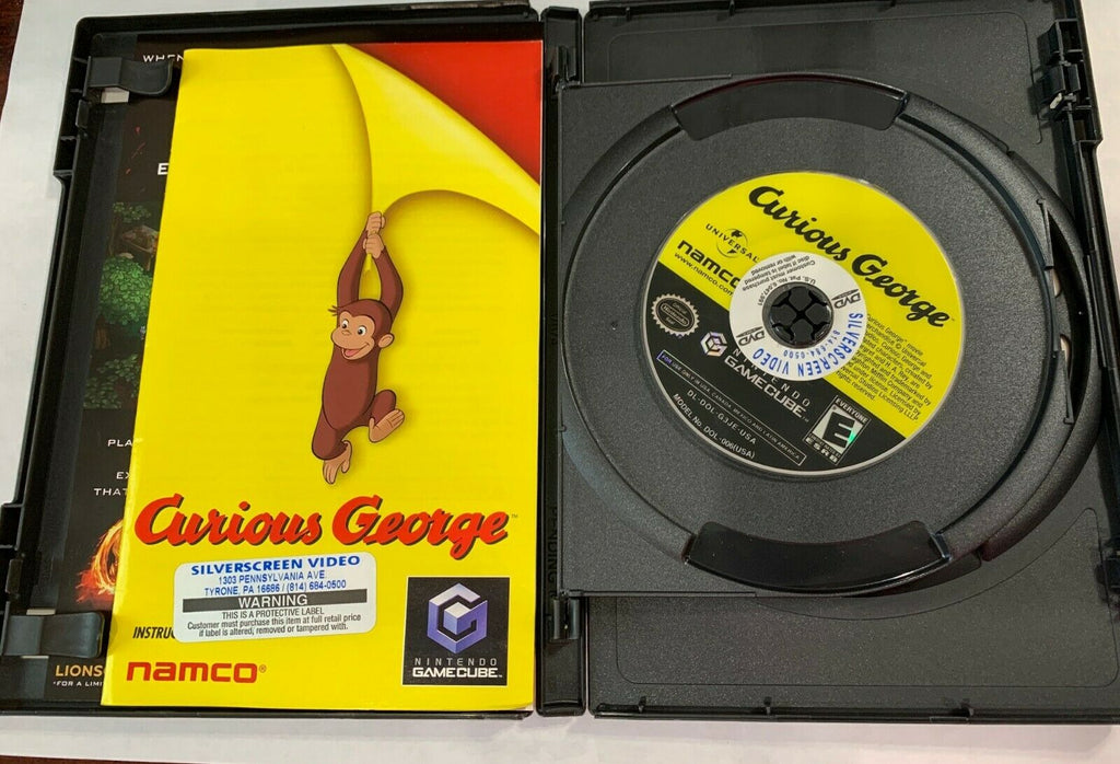 Curious George NINTENDO GAMECUBE GAME Complete CIB Tested + Working!