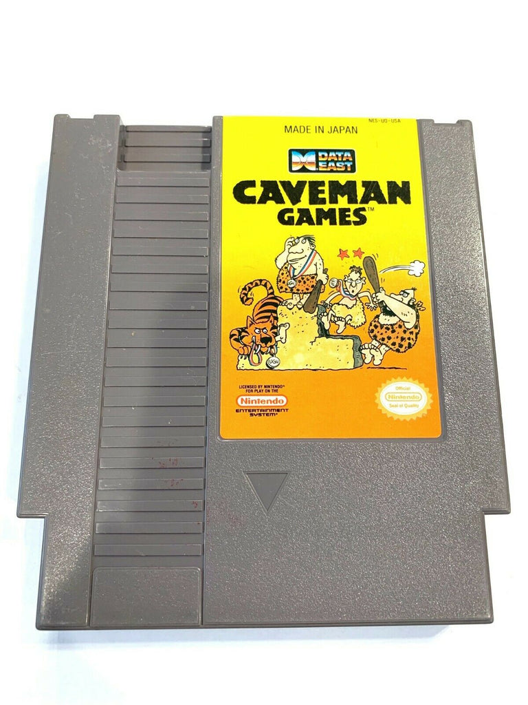 Caveman Games ORIGINAL NINTENDO NES GAME Tested + WORKING & Authentic!