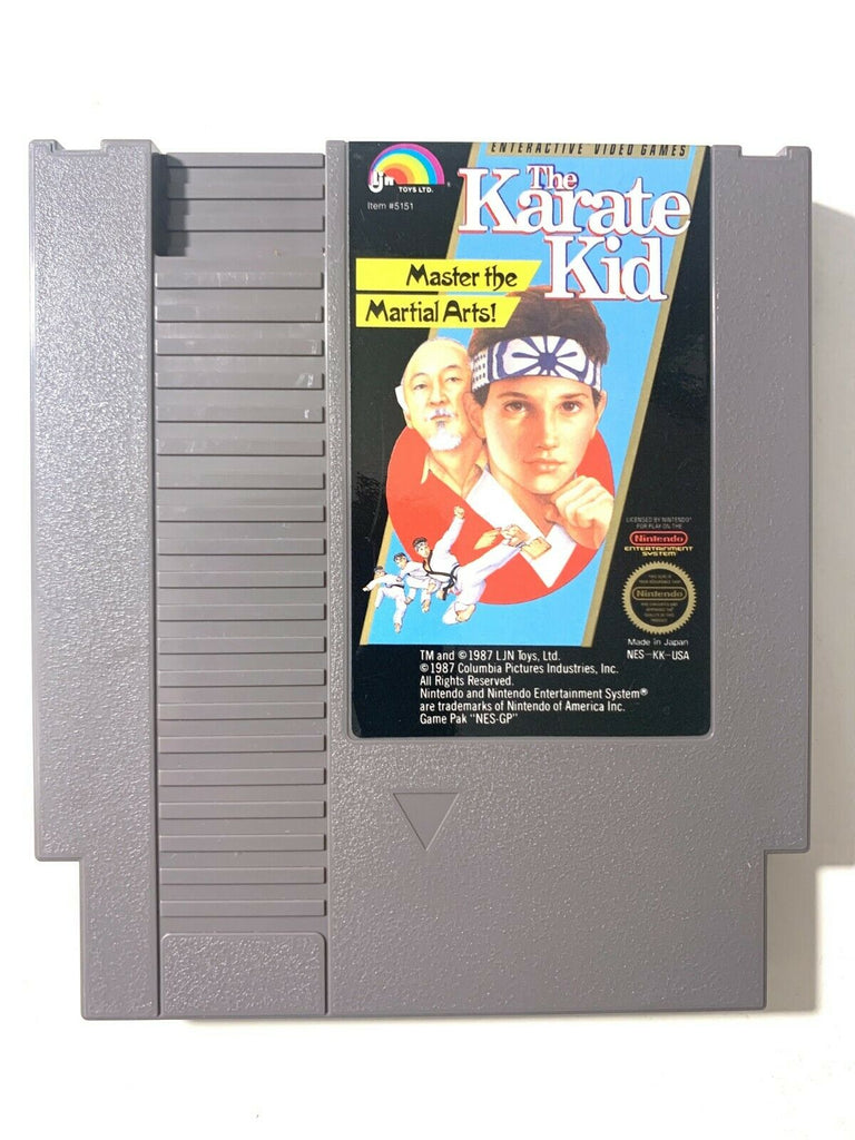 Karate Kid ORIGINAL NINTENDO NES GAME Tested WORKING Authentic!