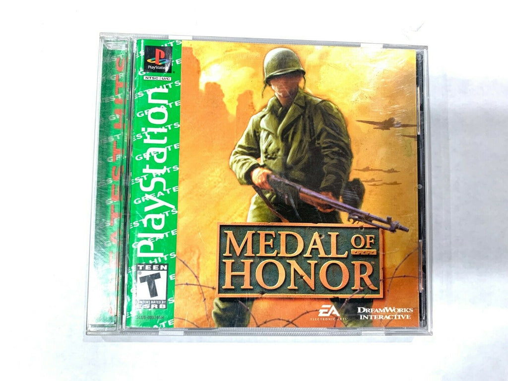 Medal Of Honor - SONY PLAYSTATION 1 PS1 Game COMPLETE CIB Tested WORKING