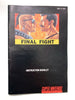 Final Fight Manual Only Super Nintendo SNES Original Instruction Booklet